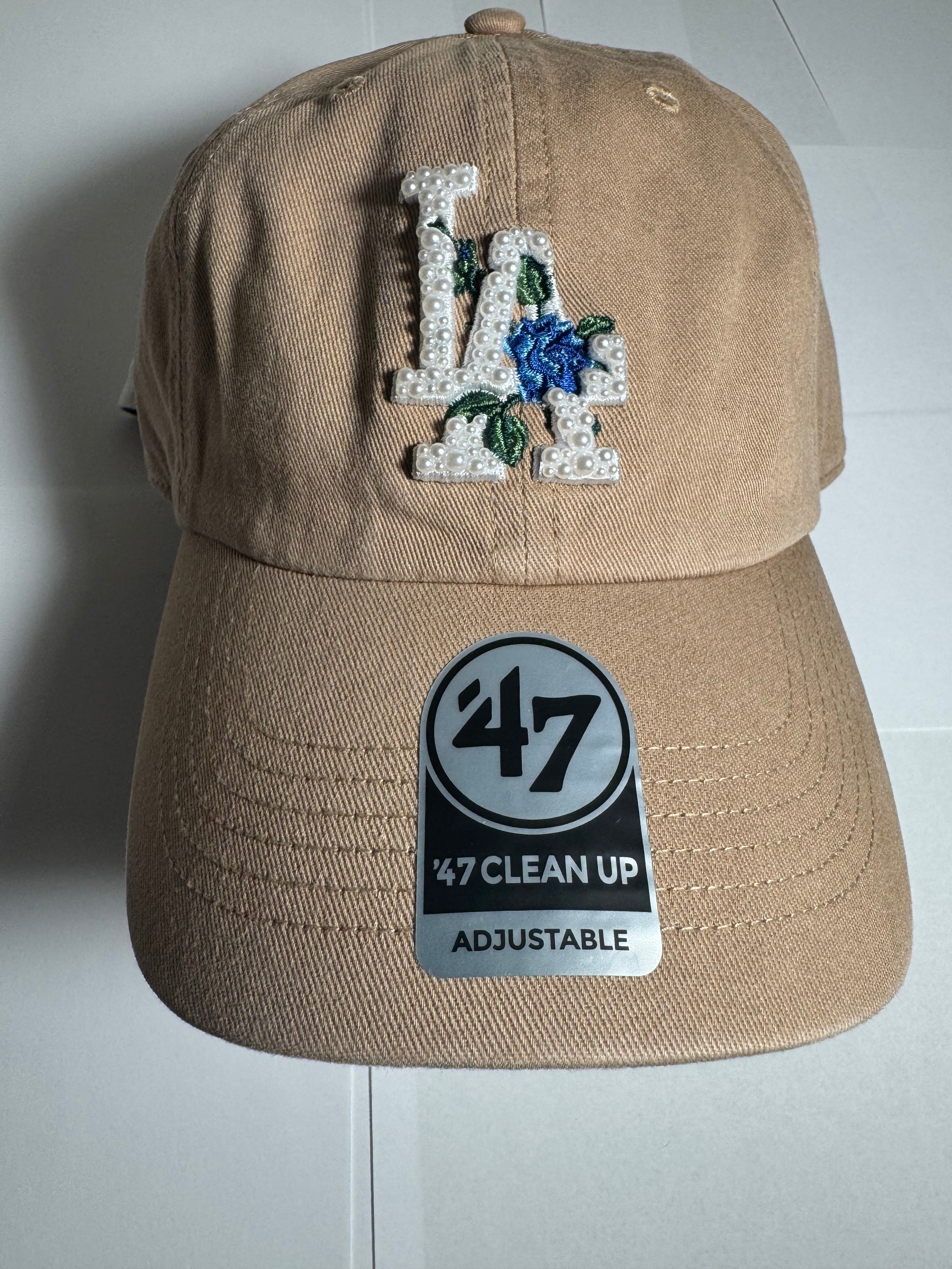 LA Dodgers 落書き刺繍 Doodles / 限定キャップ 47（フォーティーセブン）の「【47 / フォーティーセブン】Los